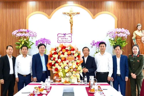 Thăm hỏi, chúc mừng các giáo xứ nhân dịp lễ Giáng sinh 