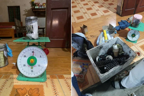 Phát hiện một trường hợp 'chế tạo' pháo nổ tại nhà