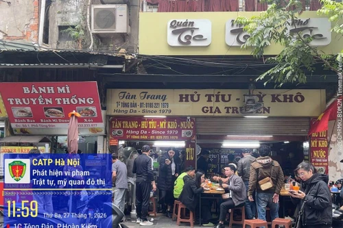 'Phạt nguội' 257 trường hợp vi phạm trật tự đô thị