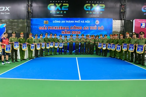 Khai mạc vòng chung kết Giải Pickleball Công an Thủ đô năm 2026
