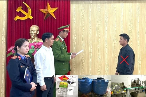 Pha nước lã với Axit axetic công nghiệp để sản xuất giấm giả