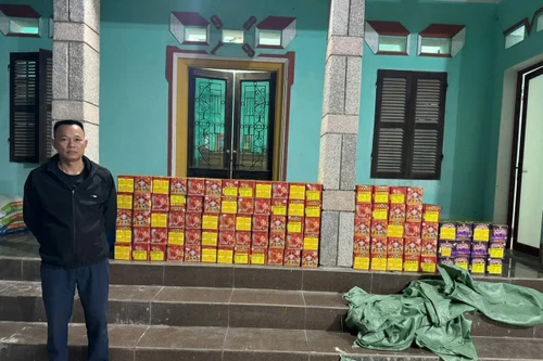 Khởi tố đối tượng buôn bán gần 3 tạ pháo hoa nổ