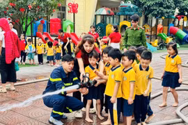 Giờ học thực tế sinh động, bổ ích dành cho trẻ mầm non