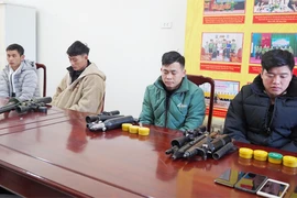 Bắt 4 đối tượng tàng trữ, mua bán súng đạn