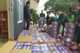 Bắt đối tượng người nước ngoài đang 'tuồn' hơn 1 tấn pháo nổ vào Việt Nam