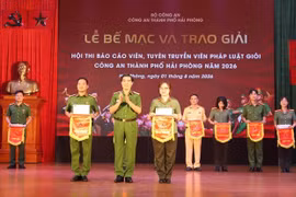 Hội thi báo cáo viên, tuyên truyền viên pháp luật giỏi CATP Hải Phòng 