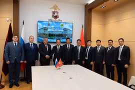 Đoàn đại biểu Công an TP Hà Nội thăm, làm việc với Tổng cục Bộ Nội vụ Liên bang Nga 