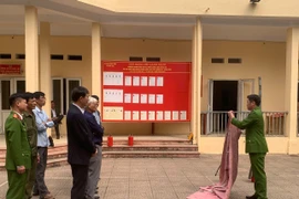 Kiểm tra, hướng dẫn an toàn PCCC và CNCH tại các điểm bầu cử trên địa bàn xã Hòa Lạc