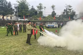 Trang bị kỹ năng phòng cháy chữa cháy cho lực lượng bảo vệ an ninh trật tự ở cơ sở