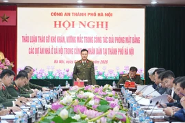 Công an Hà Nội tập trung tháo gỡ vướng mắc giải phóng mặt bằng các dự án nhà ở xã hội