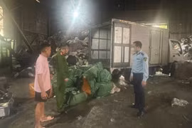 Phát hiện, thu giữ hơn 1,3 tấn nầm lợn bốc mùi khó ngửi