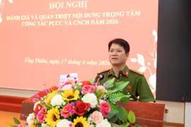 Rà soát, quán triệt các nội dung trọng tâm phòng cháy, chữa cháy