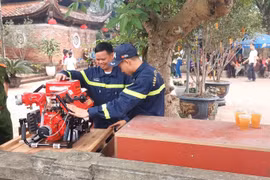 Đảm bảo an toàn phòng cháy, cứu nạn, cứu hộ tại lễ hội Chùa Tây Phương