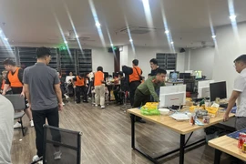 Đột kích nhiều 'hang ổ' của tội phạm người nước ngoài hoạt động lừa đảo