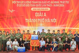Đội thi thành phố Hà Nội giành Giải A Hội thi lực lượng tham gia bảo vệ an ninh, trật tự ở cơ sở giỏi toàn quốc khu vực phía Bắc