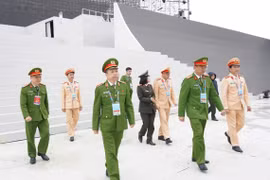 Lãnh đạo Công an Hà Nội kiểm tra công tác bảo đảm an ninh, an toàn Chương trình nghệ thuật đặc biệt tại Sân vận động Mỹ Đình