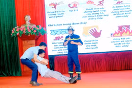 Nâng cao nghiệp vụ công tác phòng cháy, chữa cháy cho lực lượng cơ sở
