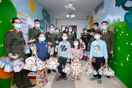 Sự bình an của con trẻ là động lực để mỗi cán bộ, chiến sỹ thêm quyết tâm hoàn thành xuất sắc nhiệm vụ