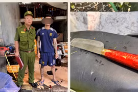 Khống chế đối tượng dùng dao gây thương tích cho người dân