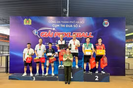 Sôi nổi tranh tài tại Giải Pickleball năm 2026 của các đơn vị Công an Thủ đô
