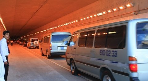 Hầm Thủ Thiêm đã chính thức thông xe