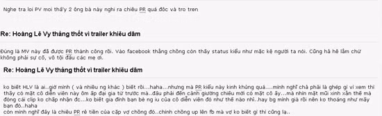 Chính chồng Hoàng Lê Vy tung trailer như "phim cấp 3" lên mạng ảnh 2