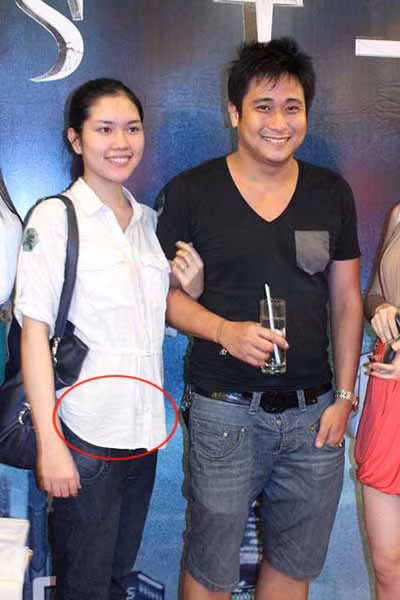 Vợ chồng Minh Tiệp đã "ăn cơm trước kẻng" (Hình khoanh tròn màu đỏ). Ảnh Giáo dục Việt Nam