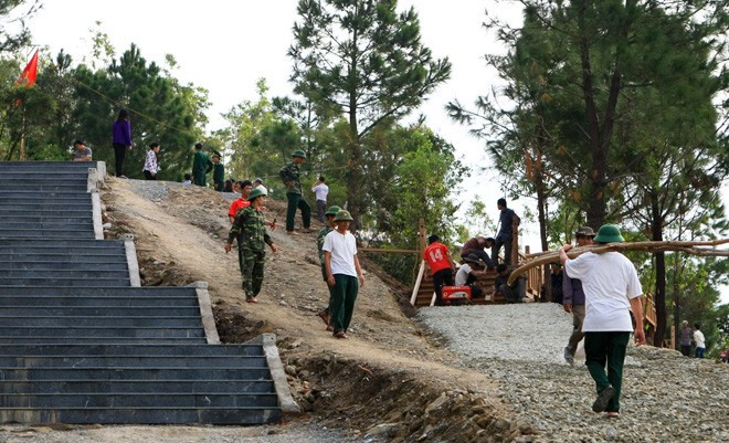 Gấp rút bảo vệ mộ Đại tướng Võ Nguyên Giáp trước siêu bão Hải Yến ảnh 2