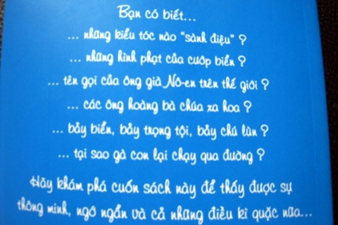 Cuốn sách có cả những điều thông minh, ngớ ngẩn và cả kỳ quặc của thế giới trẻ em.