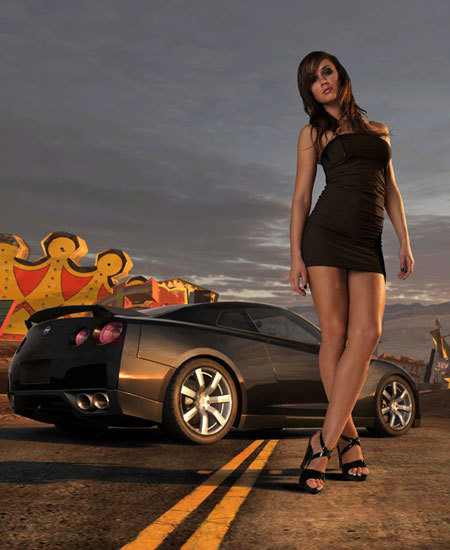 Siêu xe thể thao Nissan GT-R giá “mềm” ấn tượng cùng người đẹp ảnh 3