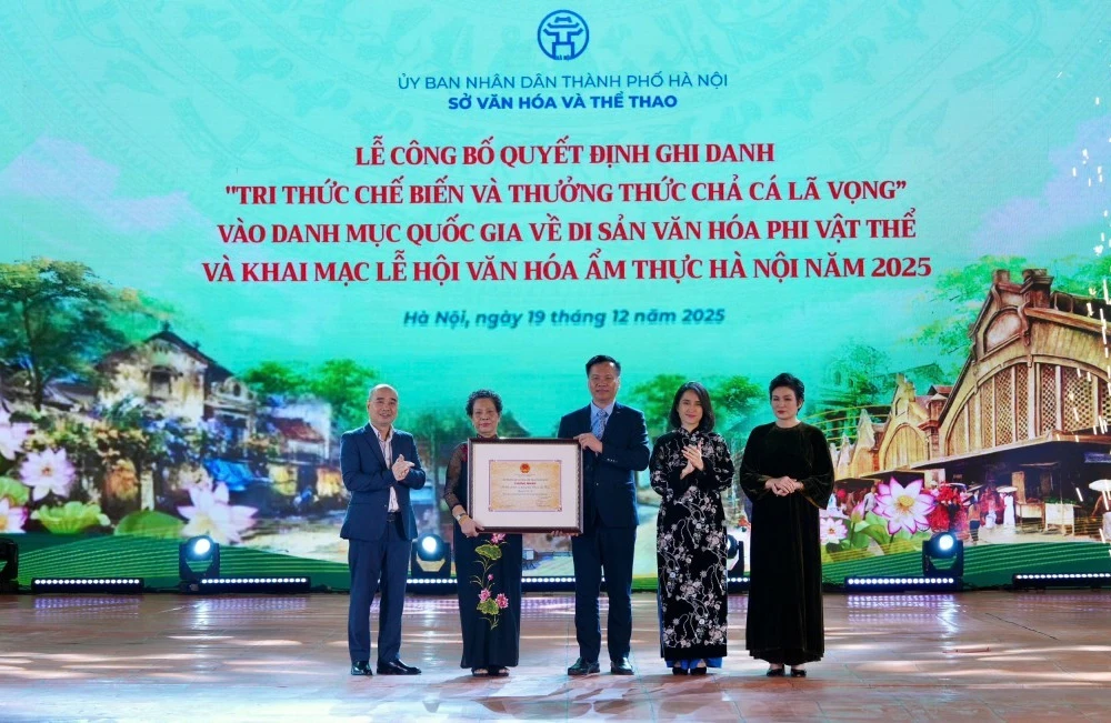 Tri thức chế biến và thưởng thức chả cá Lã Vọng chính thức được công nhận là di sản văn hóa phi vật thể quốc gia 