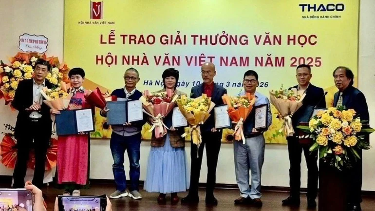Trao Giải thưởng Văn học Việt Nam 2025