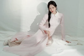 Diệu Nhi thướt tha với áo dài Tết, đón xuân Bính Ngọ 