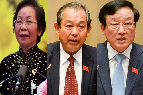 Quốc hội miễn nhiệm Phó Chủ tịch nước, Chánh án TANDTC và Viện trưởng Viện KSNDTC