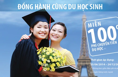 Cơ hội được miễn 100% phí chuyển tiền du học