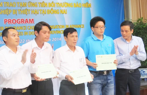 Tiếp tục tạm ứng tiền bồi thường bảo hiểm cho DN ở Đồng Nai