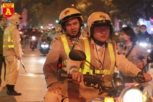 Hà Nội: Huy động tối đa lực lượng Công an đảm bảo an toàn giao thông toàn thành phố