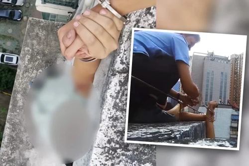 Viên cảnh sát còng tay để cứu người đàn ông có ý định tự tử 