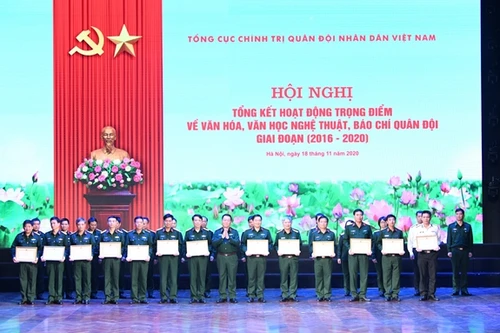 Đẩy mạnh các hoạt động văn hóa, văn học nghệ thuật và báo chí quân đội giai đoạn 2021-2025