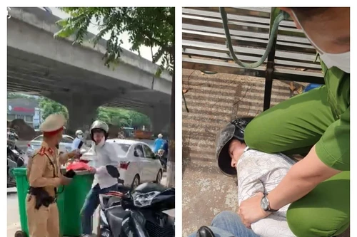 Bắt giam đối tượng tấn công Cảnh sát giao thông