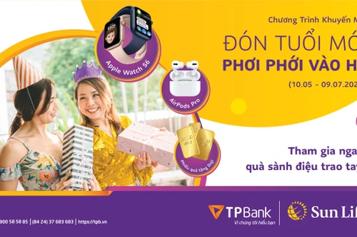 Sun Life Việt Nam triển khai chương trình khuyến mại 'Đón tuổi mới, phơi phới vào hè' 