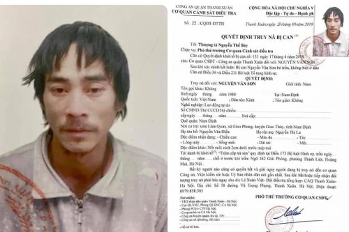 Công an quận Thanh Xuân truy nã đối tượng trộm cắp tài sản