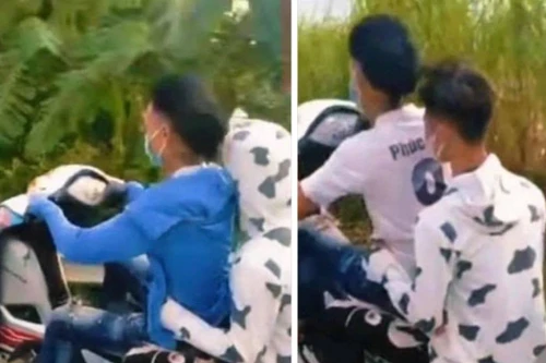 'Bốc đầu' xe máy, 6 thanh niên bị phạt hơn 11 triệu đồng