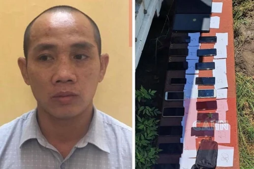 Bắt đối tượng trộm hàng chục điện thoại của công nhân trong khu công nghiệp