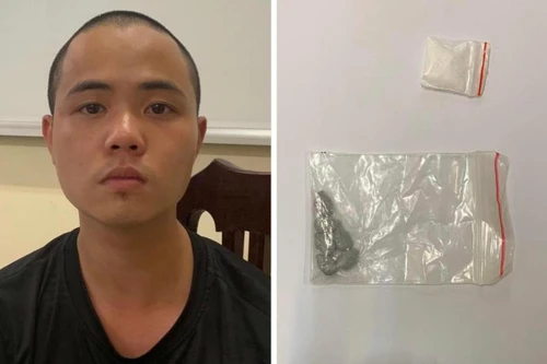 Kiểm tra nam thanh niên đi đêm, lộ túi ma túy trong bao thuốc lá