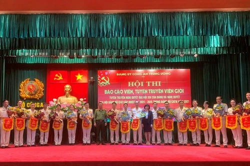 20 thí sinh Công an nhân dân tranh tài Báo cáo viên, Tuyên truyền viên giỏi 