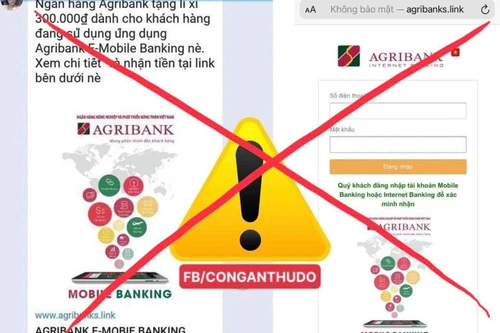 Cảnh báo mất tiền vì tin nhắn mạo danh ngân hàng "tặng quà lì xì" năm mới