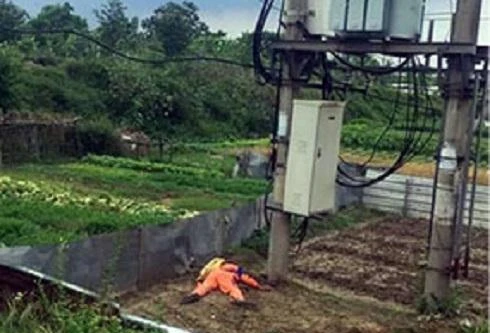Điều tra vụ người đàn ông tử vong dưới chân cột biến áp