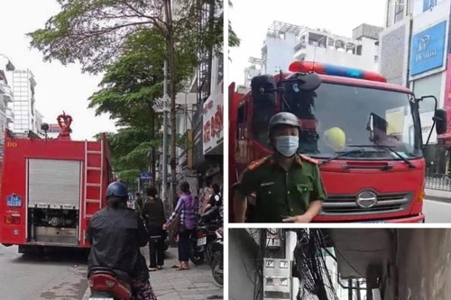 Xảy cháy ngôi nhà trong ngõ Thịnh Hào 3, phố Tôn Đức Thắng 