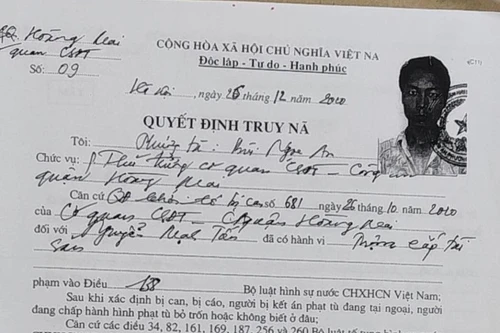 Công an phường Quỳnh Lôi bắt đối tượng trốn truy nã